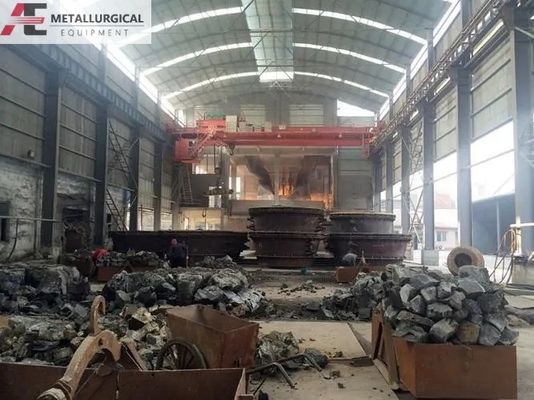 ब्राउन फ्यूज्ड एल्युमिनियम फ्यूजिंग फर्नेस 10000KVA कोरंडम फर्नेस 380V